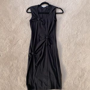 Helmut Lang midi summer dress